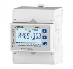 Energy meter for 3-phase network 100A - NR33