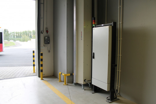 Pedestrian or vehicle inspection for gamma neutron radiation.
