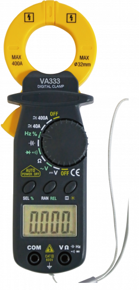 Small size clamp-on meter