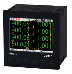 ND31U - Power network meters with Ethernet Daisy and MQTT (IIoT), BACNET/IP OR MODBUS TCP/IP protocols UL certified