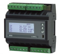 Energiemessgerät der 3-Phasennezt mit Aufzeichnungsfunktion und Ethernet auf Hutschiene