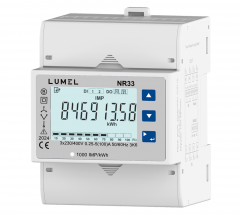 Energy meter for 3-phase network 100A - NR33