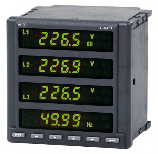Messgerät der 3-Phasennetzparameter mit Aufzeichnungsfunktion und Ethernet