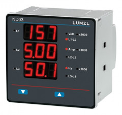 Messgerät der 1- und 3-Phasen-Netzparameter