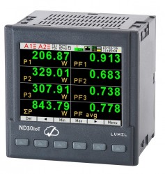 Energiemessgerät der 1-und 3-Phasennezt mit Aufzeichnungsfunktion und Ethernet für IoT-Anwendungen