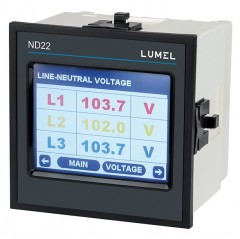 Messgerät der 1- und 3-Phasen-Netzparameter