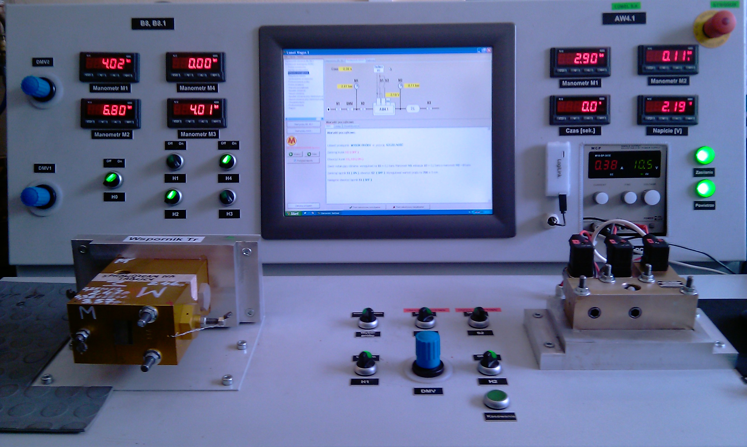 Test- und Laborstände